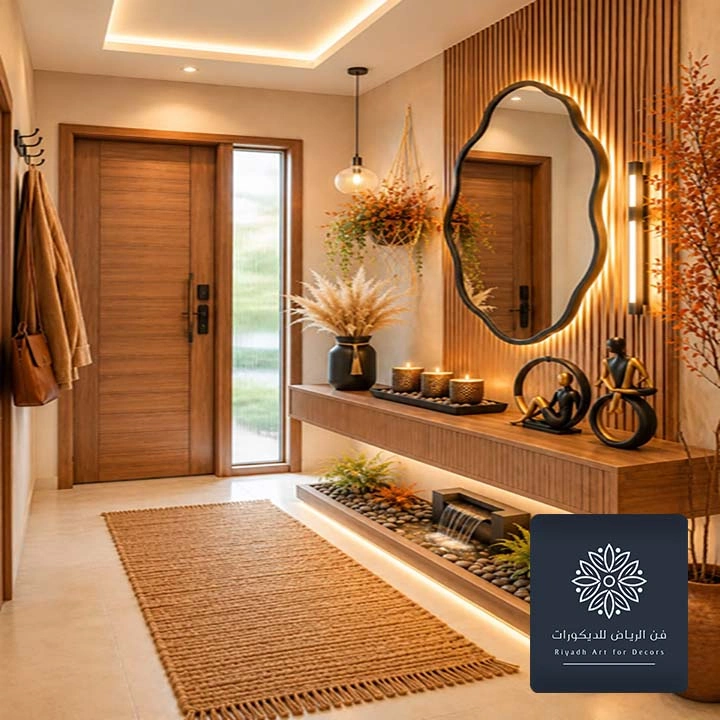 ديكور مدخل مرايا بالرياض